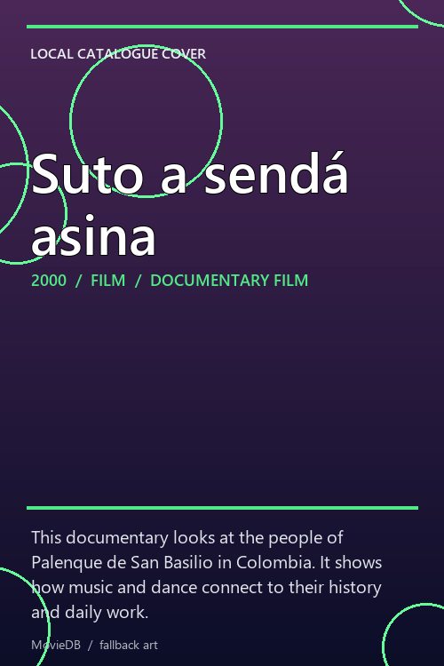 Suto a sendá asina poster