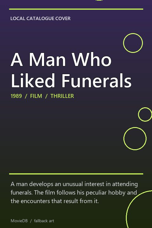 A Man Who Liked Funerals poster