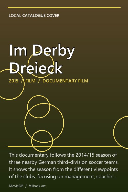 Im Derby Dreieck poster