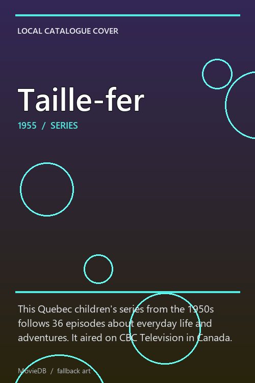 Taille-fer poster