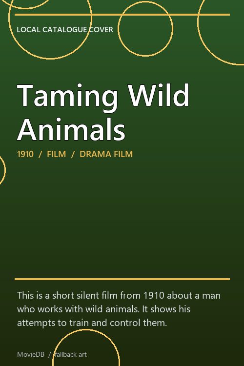 Taming Wild Animals poster