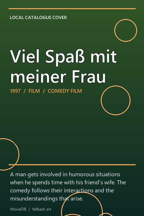 Viel Spaß mit meiner Frau poster