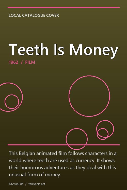 Teeth Is Money poster