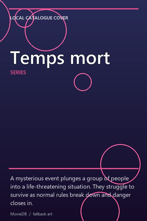 Temps mort poster