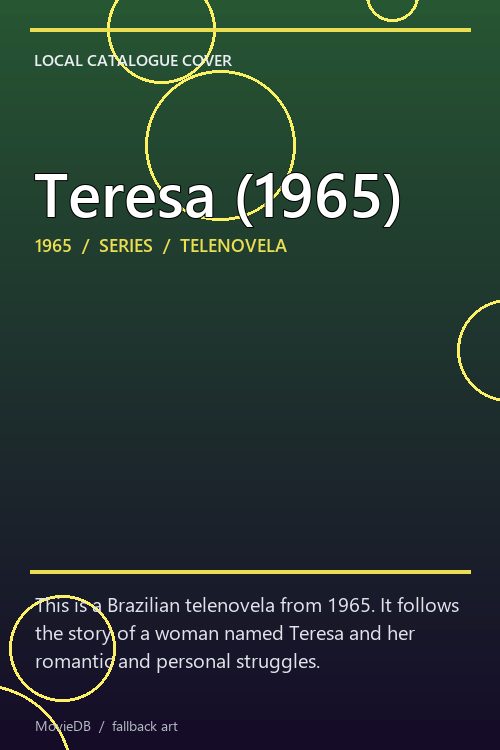 Teresa (1965) poster