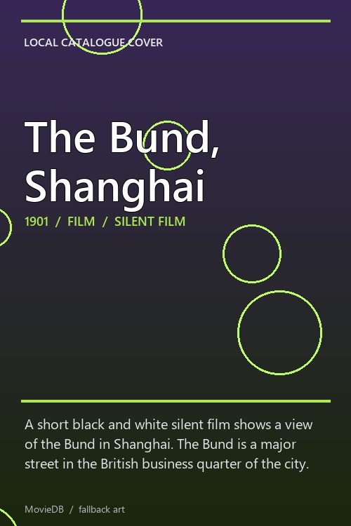 The Bund, Shanghai poster