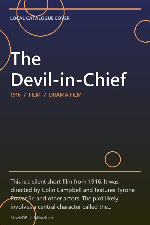 The Devil-in-Chief poster
