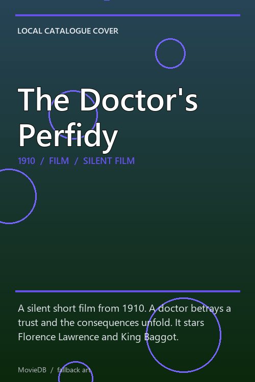 The Doctor's Perfidy poster