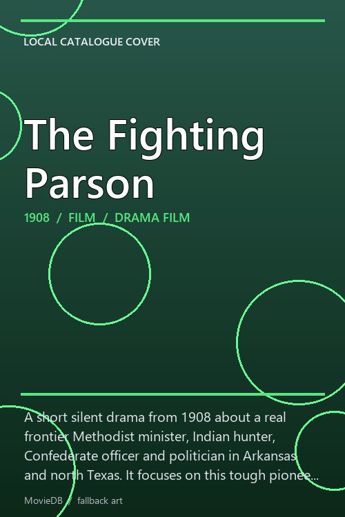 The Fighting Parson poster