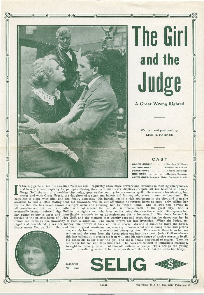 The Girl and the Judge poster