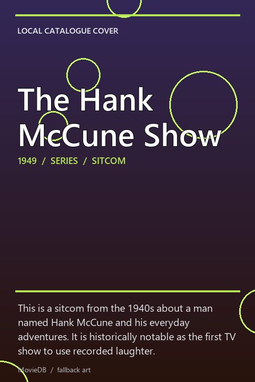 The Hank McCune Show poster