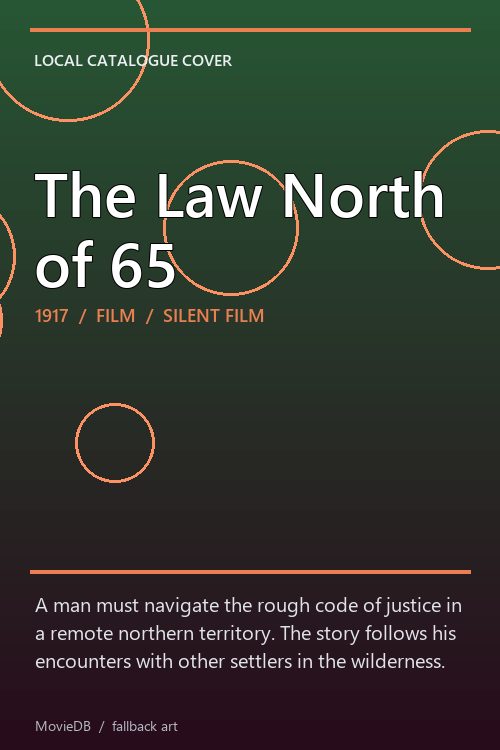 The Law North of 65 poster