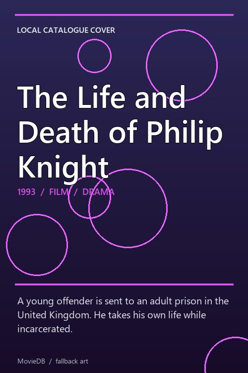 The Life and Death of Philip Knight poster