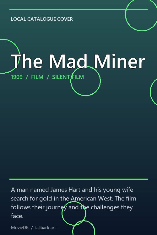 The Mad Miner poster