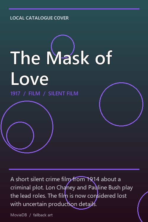 The Mask of Love poster