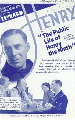 The Public Life of Henry the Ninth poster