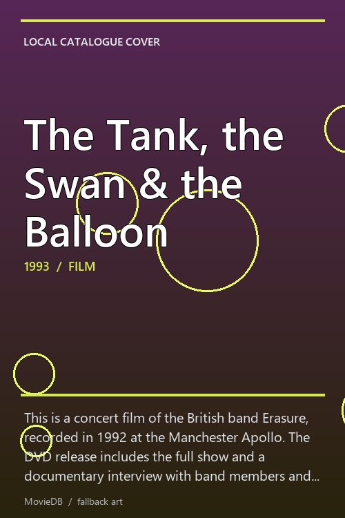 The Tank, the Swan & the Balloon poster