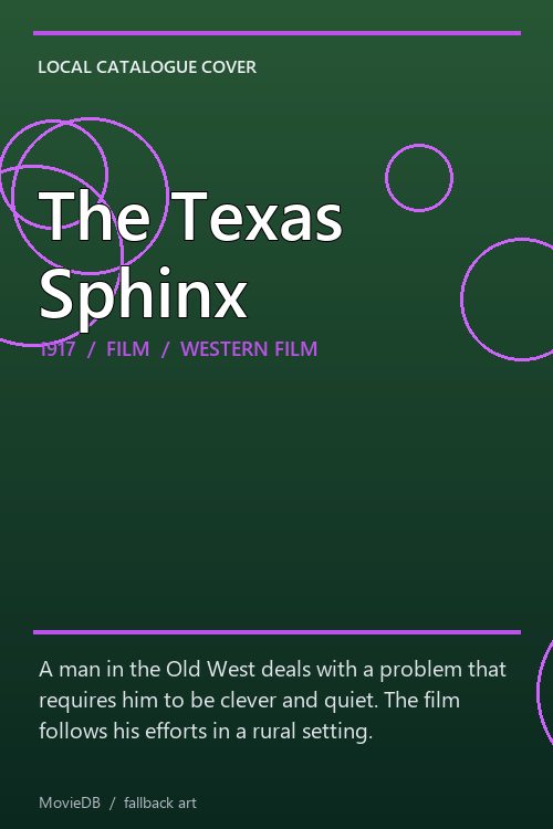The Texas Sphinx poster