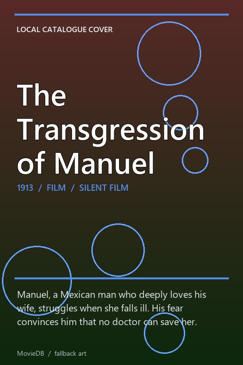 The Transgression of Manuel poster