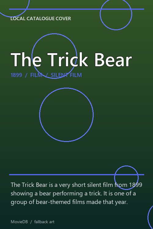 The Trick Bear poster