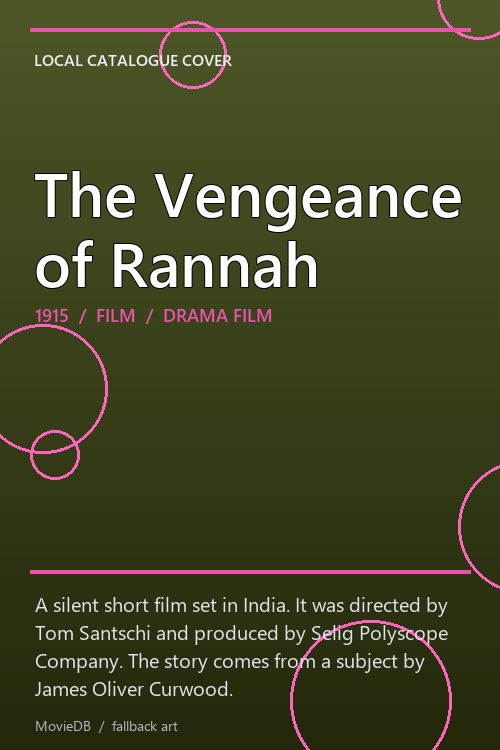 The Vengeance of Rannah poster