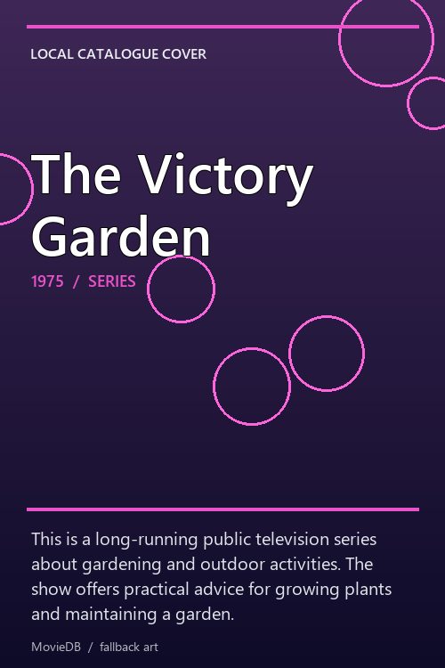 The Victory Garden poster