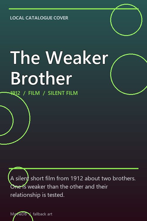 The Weaker Brother poster