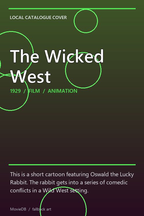 The Wicked West poster