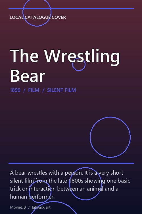 The Wrestling Bear poster