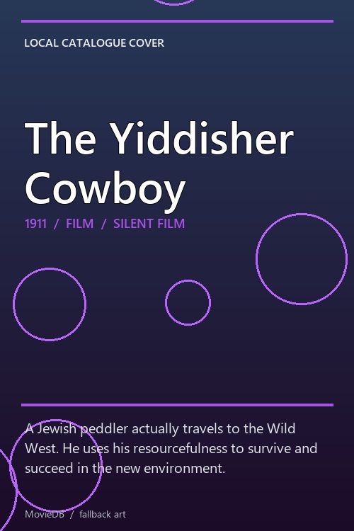The Yiddisher Cowboy poster