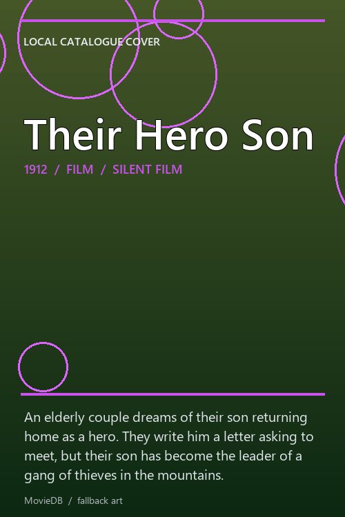 Their Hero Son poster