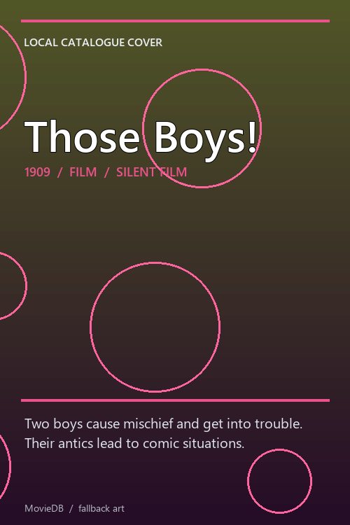 Those Boys! poster
