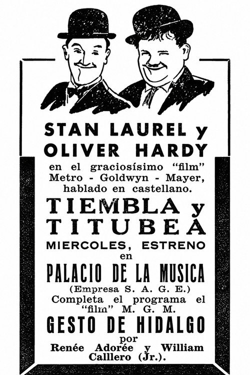 Tiembla y Titubea poster