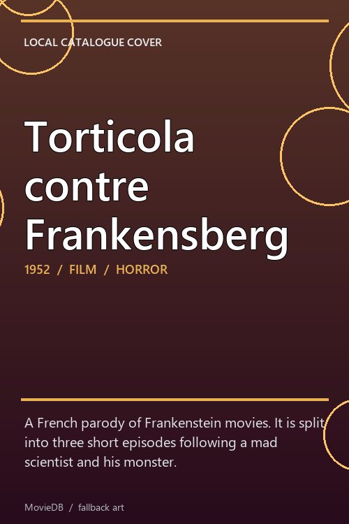 Torticola contre Frankensberg poster