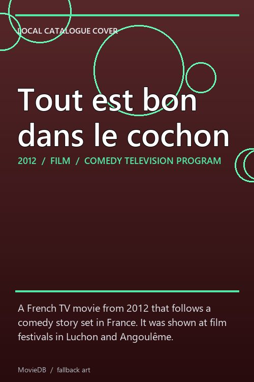 Tout est bon dans le cochon poster