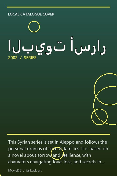 البيوت أسرار poster