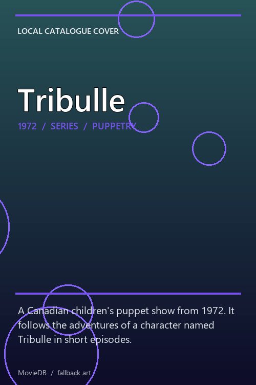 Tribulle poster