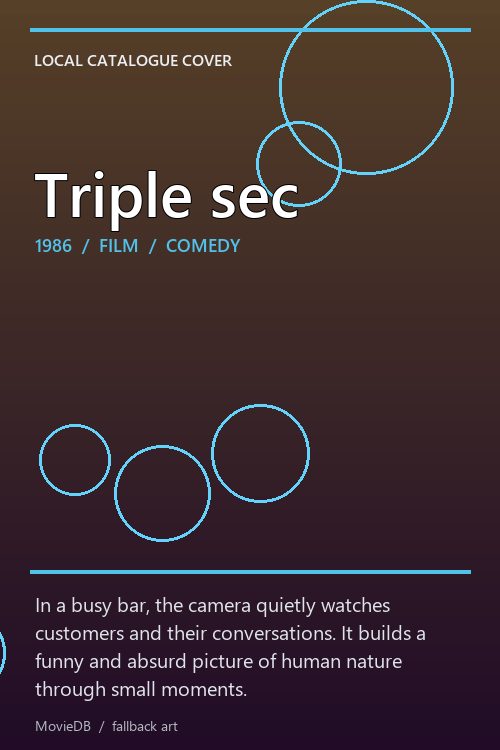 Triple sec poster