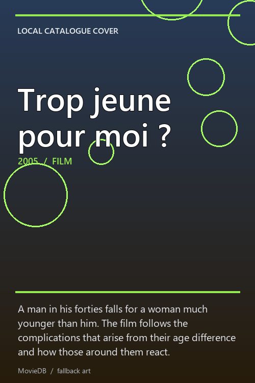 Trop jeune pour moi ? poster