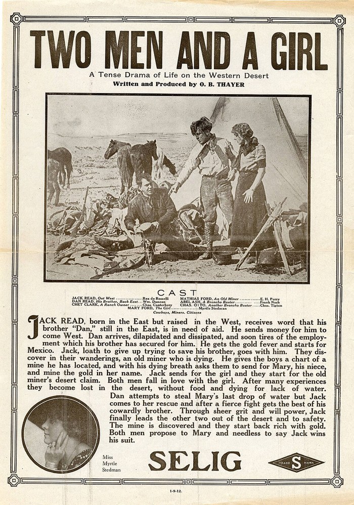 Two Men and a Girl poster