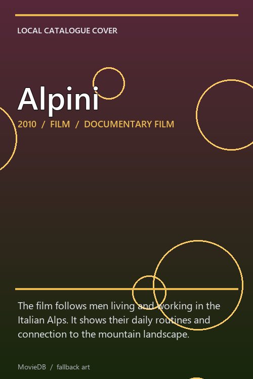 Alpini poster