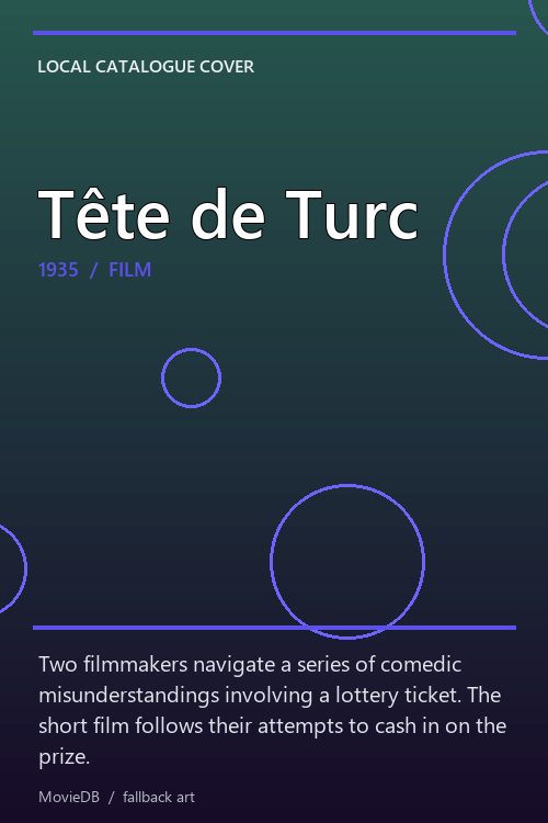 Tête de Turc poster