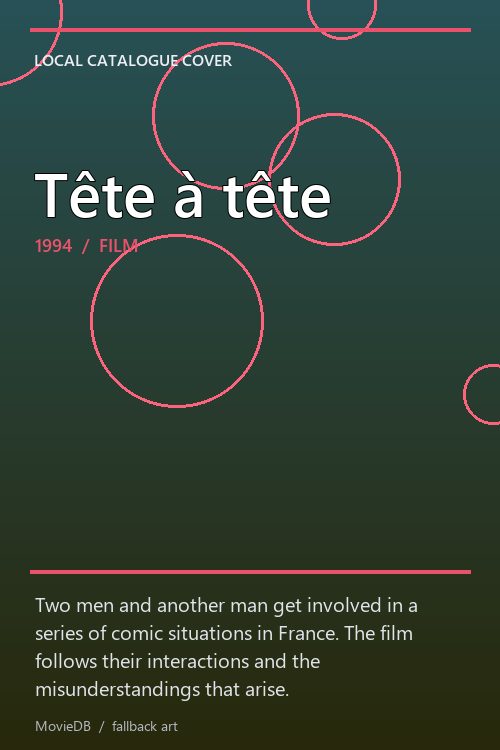 Tête à tête poster