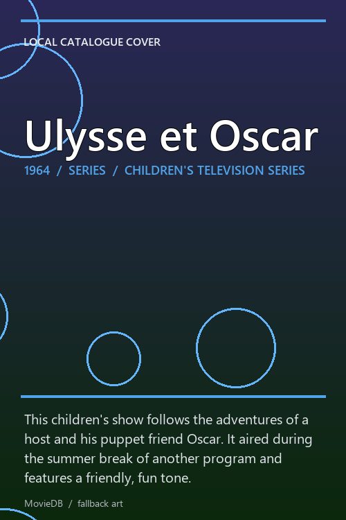 Ulysse et Oscar poster