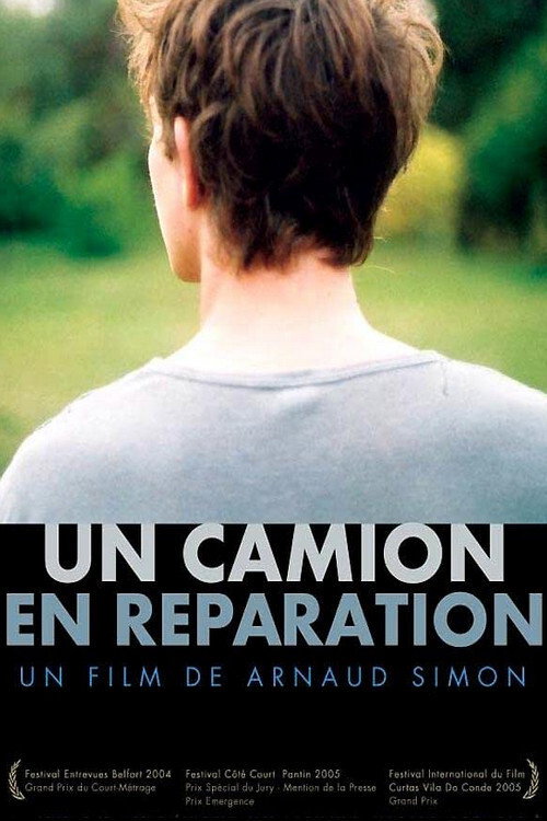 Un camion en réparation poster