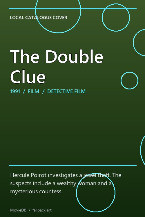 The Double Clue poster