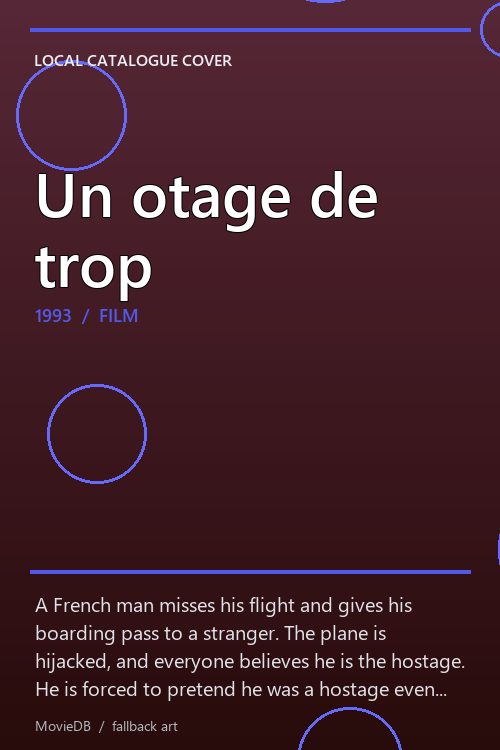 Un otage de trop poster