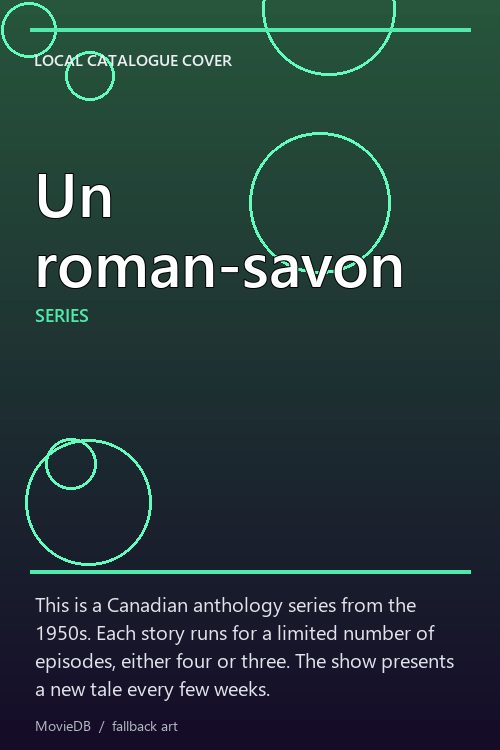 Un roman-savon poster