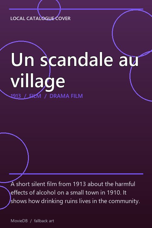 Un scandale au village poster