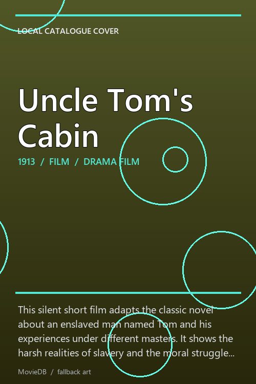 Uncle Tom's Cabin poster